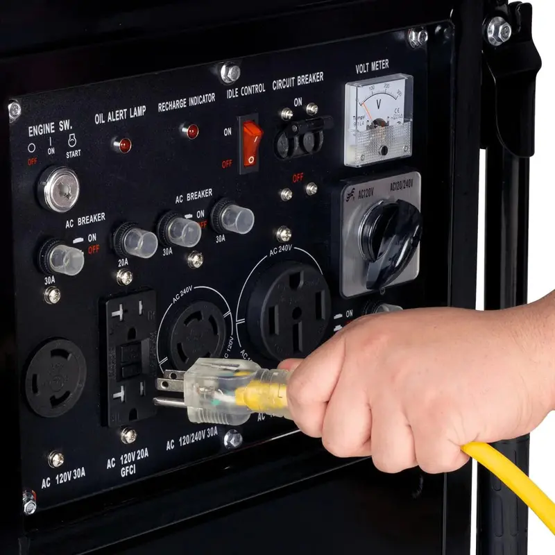 13,000-Watt Dual-Fuel Portable Generator – Electric Start, RV-Ready, and Whole-Home Backup Power