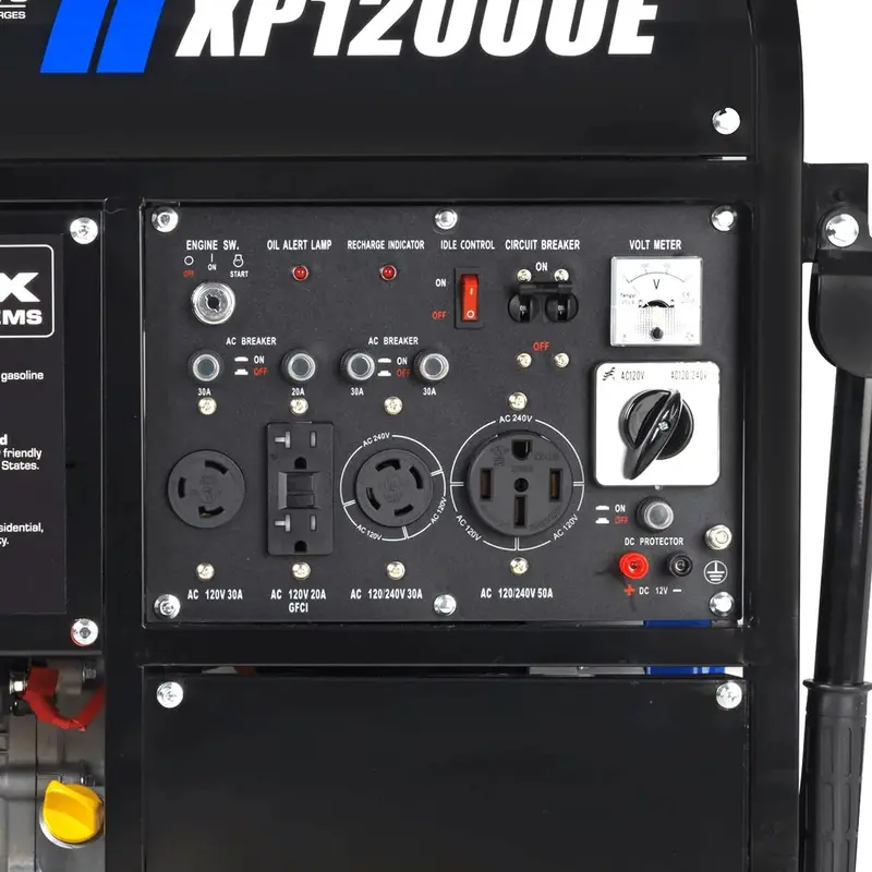 13,000-Watt Dual-Fuel Portable Generator – Electric Start, RV-Ready, and Whole-Home Backup Power