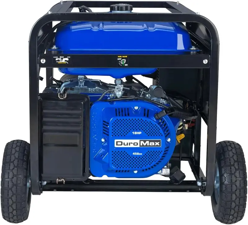 13,000W Dual-Fuel Portable Generator with Electric Start – Gas or Propane Powered for Whole-Home Backup