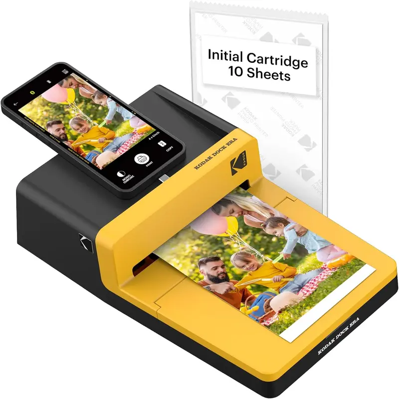 4PASS Mini Thermal Photo Printer – Wireless 4×6” Instant Print Device with Compact Design 2
