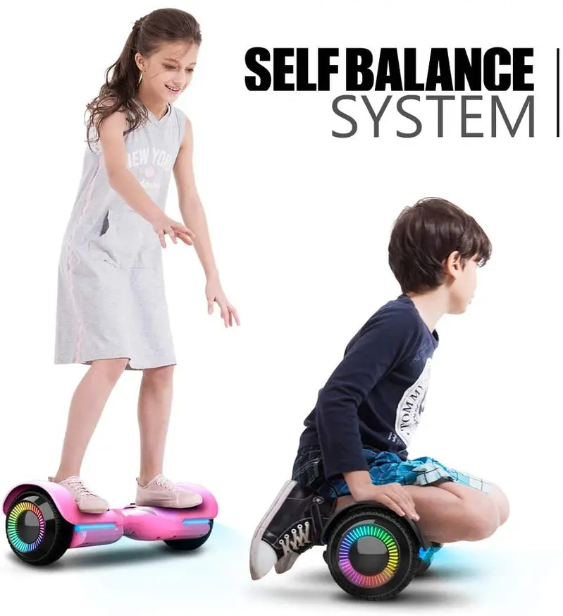 6.5-Inch Bluetooth-Enabled Self-Balancing Scooter – UL 2272 Certified