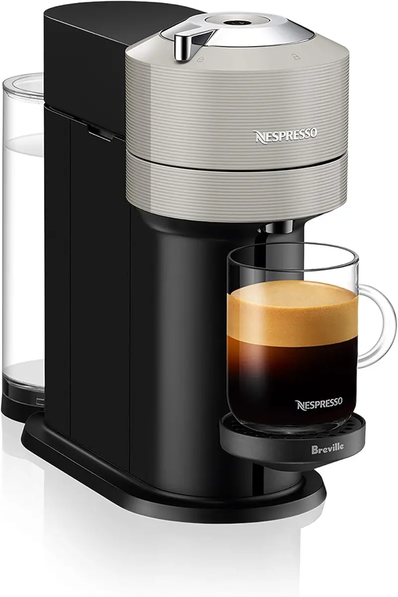 All-in-One Matte Black Espresso and Drip Coffee Maker with Built-in Grinder Options