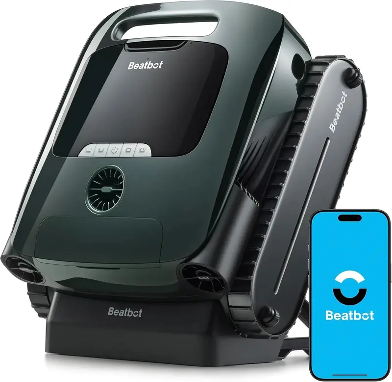 AquaSense 2 Pro Cordless Pool Vacuum Robot – 5-in-1 Cleaning with APP Control, Surface Skimming, Water Clarification & Smart Parking (Up to 3,875 Sq Ft, Emerald Green)