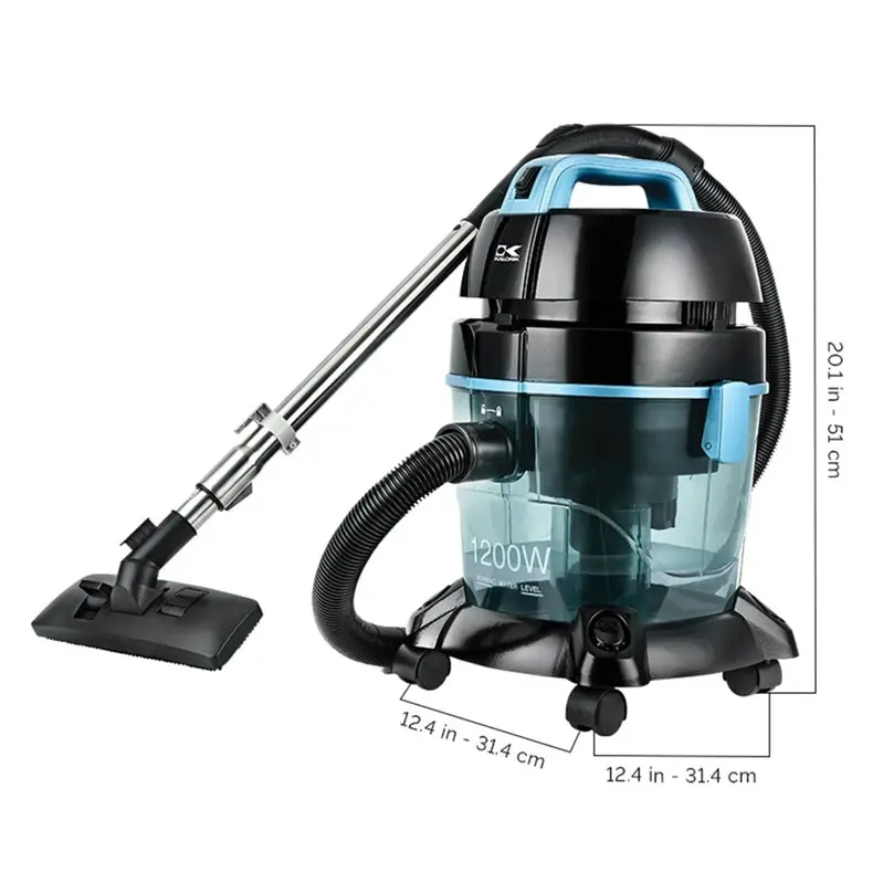 Blue Water Filtration Vacuum Cleaner – Wet/Dry Capability with HEPA Filtration and Cyclonic Separation 2