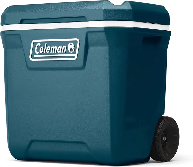 Coleman 100-Quart Wheeled Hard-Sided Cooler – Leakproof Insulated Design with Up to 5 Days of Ice Retention