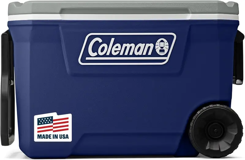 Coleman 100-Quart Wheeled Hard-Sided Cooler – Leakproof Insulated Design with Up to 5 Days of Ice Retention