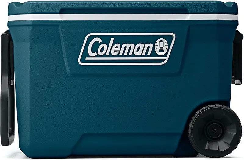 Coleman 100-Quart Wheeled Hard-Sided Cooler – Leakproof Insulated Design with Up to 5 Days of Ice Retention