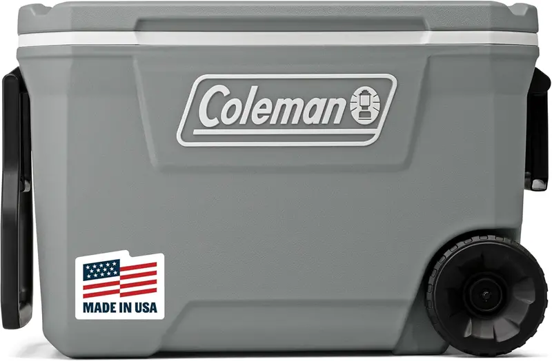 Coleman 100-Quart Wheeled Hard-Sided Cooler – Leakproof Insulated Design with Up to 5 Days of Ice Retention