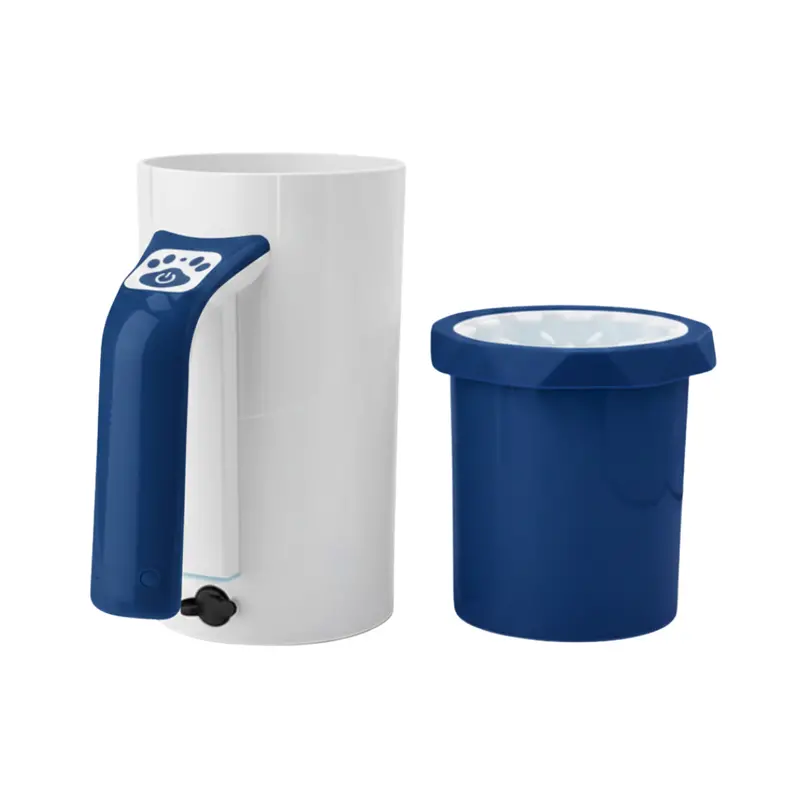 Cordless Rechargeable Paw Washer with 360° Rotating Silicone Brush