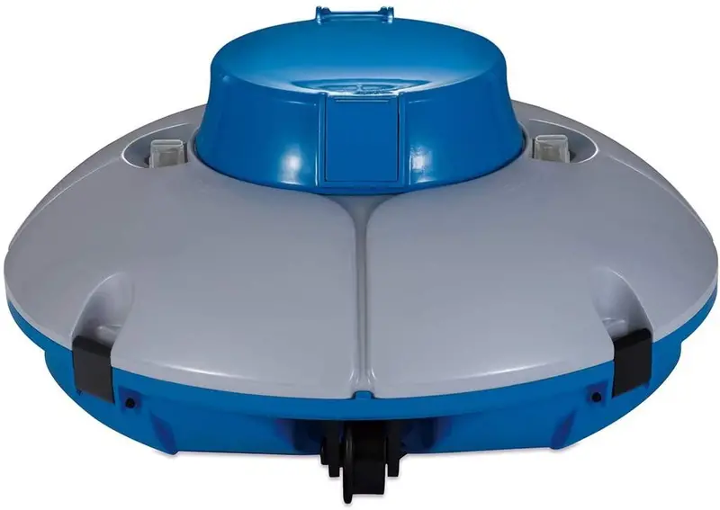 Cordless Robotic Pool Cleaner P56000024 – Summer Waves Vacuum for Flat Above-Ground Pools