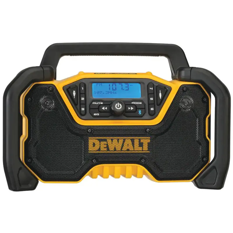 DEWALT DCR028B 20V MAX Bluetooth Radio: Compact Cordless Speaker (Tool-Only Model)