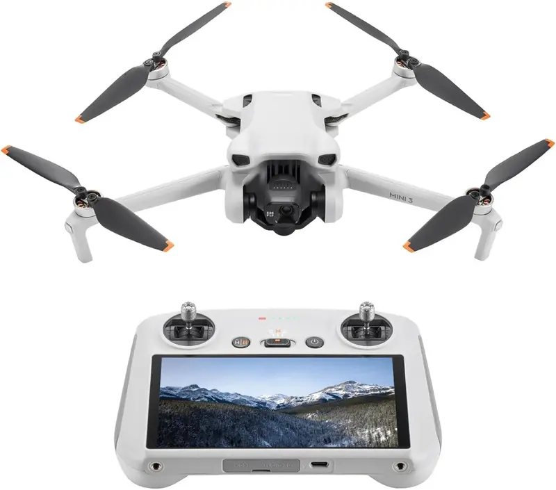 DJI Mini 3 Drone – Beginner-Friendly 4K Camera Quadcopter with 38-Minute Flight Time, Vertical Shooting Mode, GPS Return-to-Home, and 10km Video Transmission