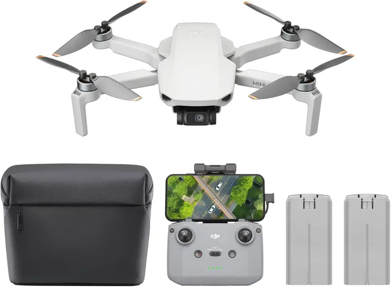 DJI Mini 4K Drone – Ultra-Compact 4K UHD Camera Quadcopter Under 249g Featuring 3-Axis Stabilization, 10km HD Transmission, and 31-Minute Flight Duration