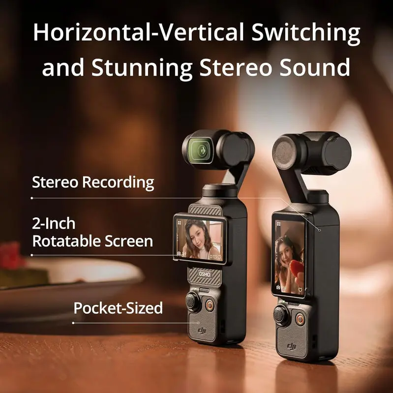 DJI Osmo Pocket 3 Pro Vlogging Kit – 1-Inch Sensor, 4K HDR Video, and Premium Creator Accessories Bundle