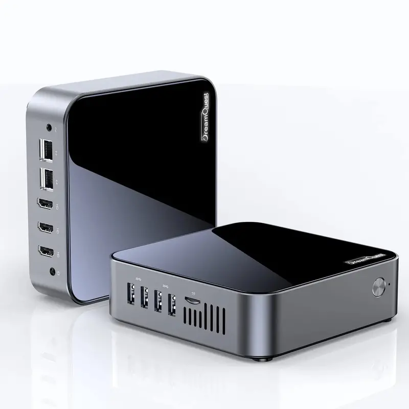DreamQuest Mini Desktop PC Preloaded with Windows 11 Pro – Compact Business Computer