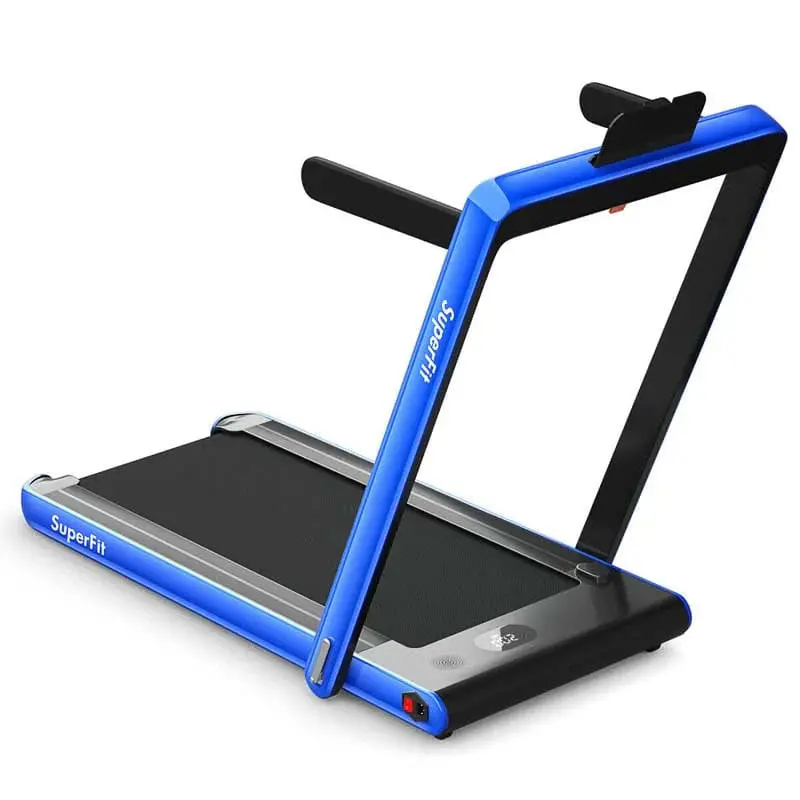 Dual-Screen Folding Treadmill – 2.25HP Under-Desk Walking and Light Running Machine with Smart App Integration and Remote Control 2