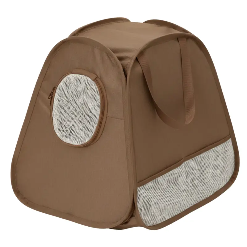 Expandable Travel Litter Box Carrier for Cats – Fold-Out Design with Spacious Potty Zone