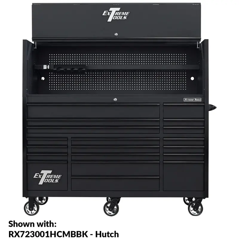 Extreme Tools RX250 Rolling Tool Cart – 72" x 30", 19-Drawer Configuration, Heavy-Duty 250-LB Slides