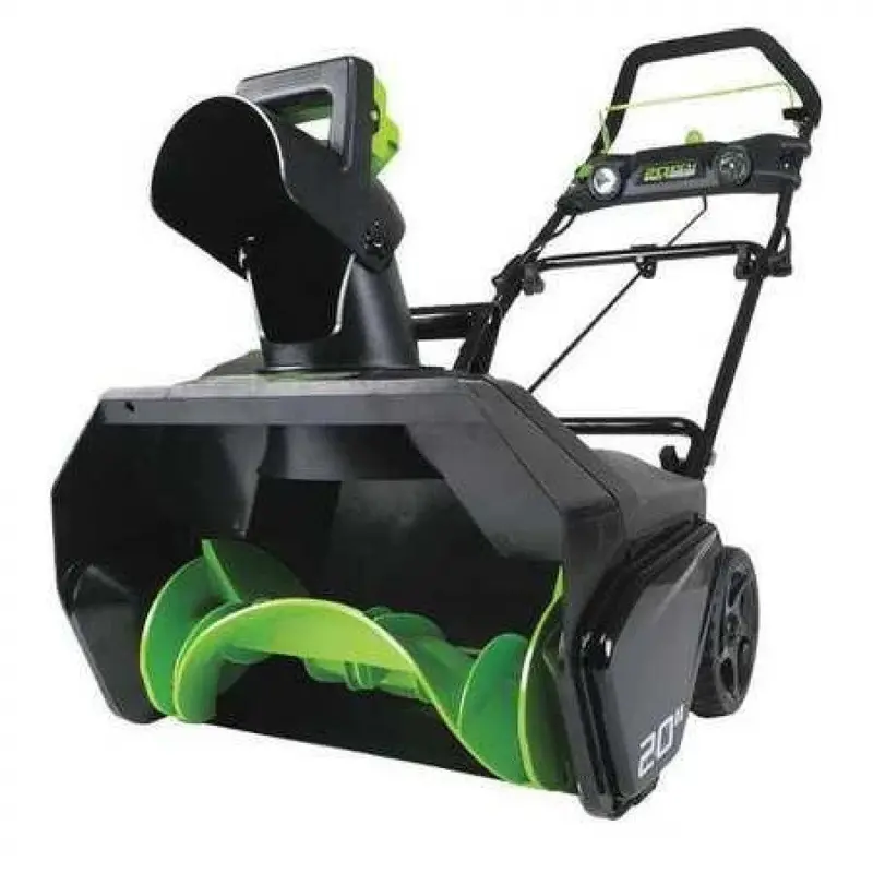 Greenworks PRO 80V Cordless Snow Thrower – 20-Inch Clearing Width with Dual 2.0Ah Batteries