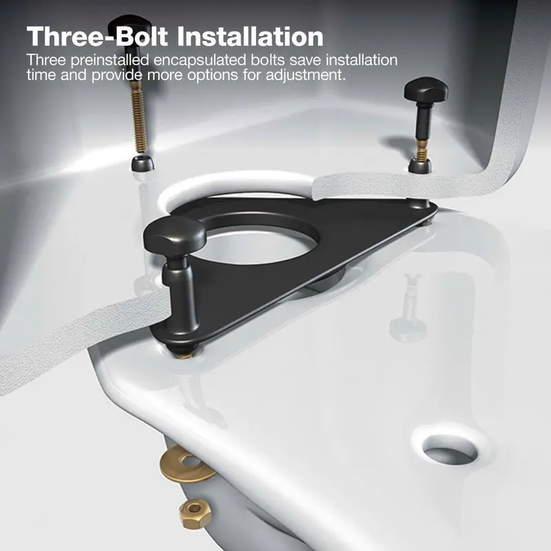 Highline Arc Elongated Toilet – 1.28 GPF Single-Flush Ceramic Fixture in White with Seat