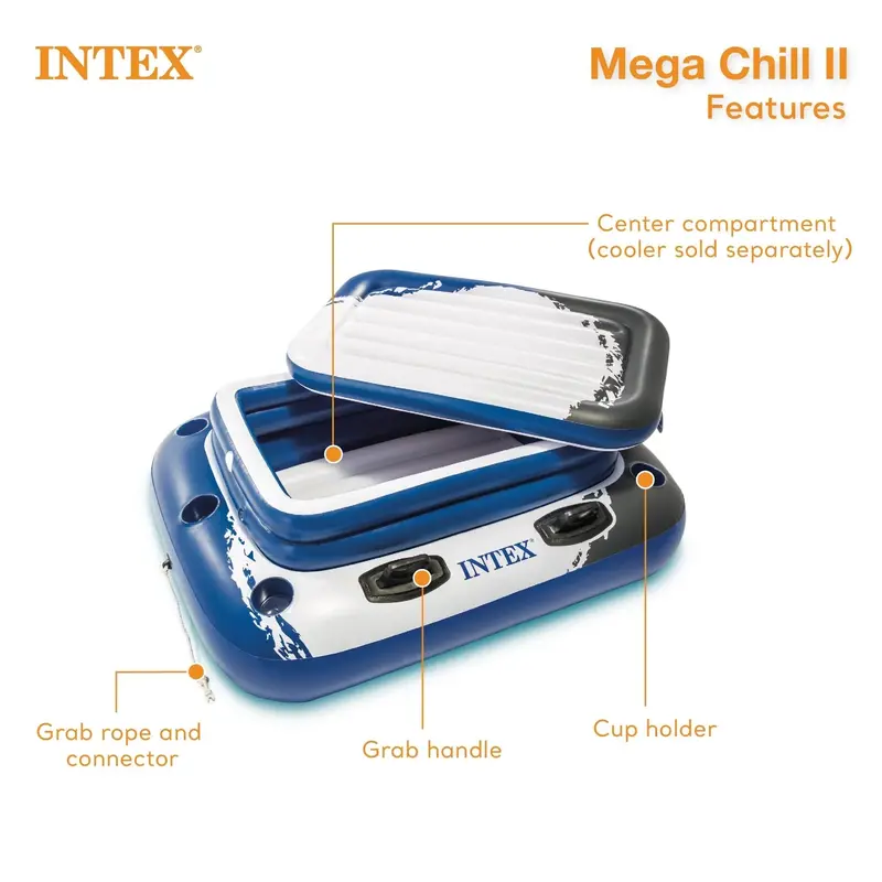 Intex Ultra XTR Above-Ground Pool Kit – 24 ft x 12 ft x 52 in with Dual Inflatable Floats & Cooler
