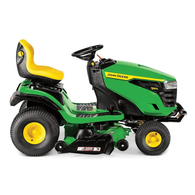 John Deere S160 48-Inch Riding Lawn Tractor with 24 HP V-Twin Engine and Hydrostatic Transmission