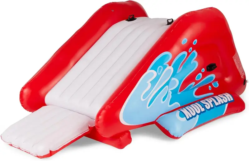 Kool Splash Inflatable Water Slide & Pool Combo – Family-Friendly Outdoor Play Set with Built-In Sprayers for Ages 6+