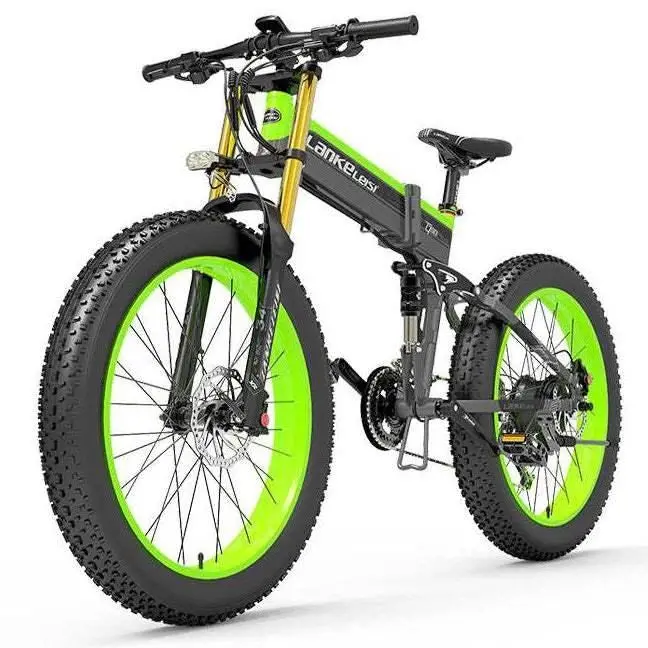 Lankeleisi XT750 Plus Fat Tire E-MTB – 1000W Motor, 26" Wheels, Dual Crown Fork, Foldable Frame, 17.5Ah Battery