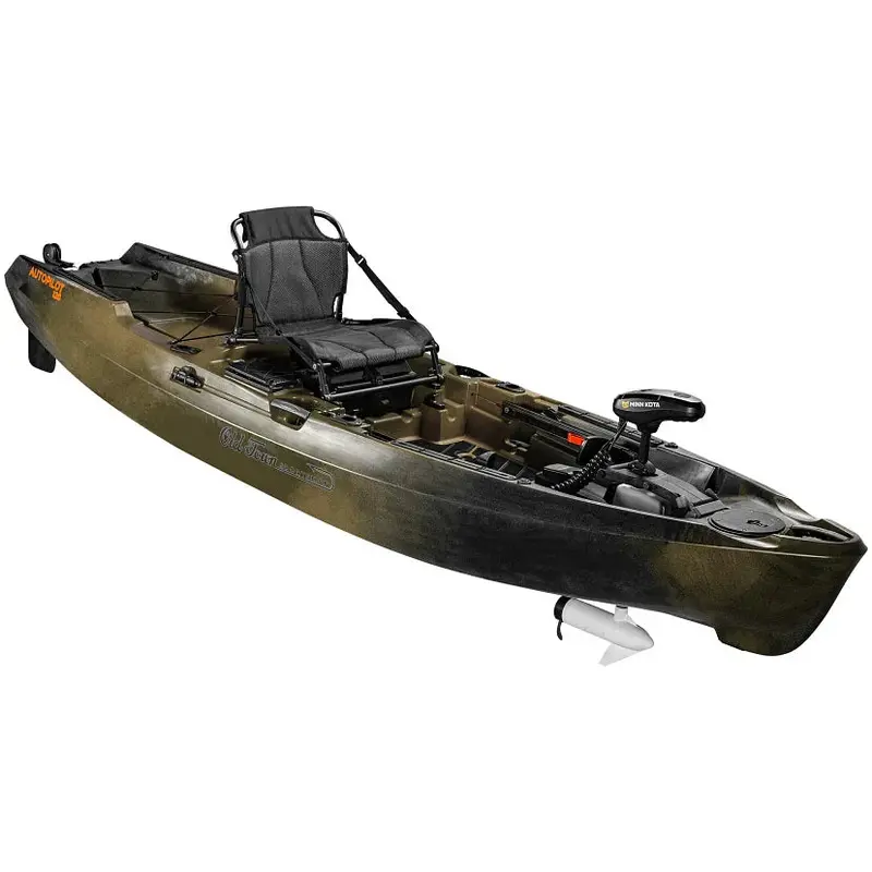 Old Town Sportsman AutoPilot 120 Motorized Fishing Kayak – 12-Foot Angler-Ready Design with Integrated Minn Kota Trolling Motor