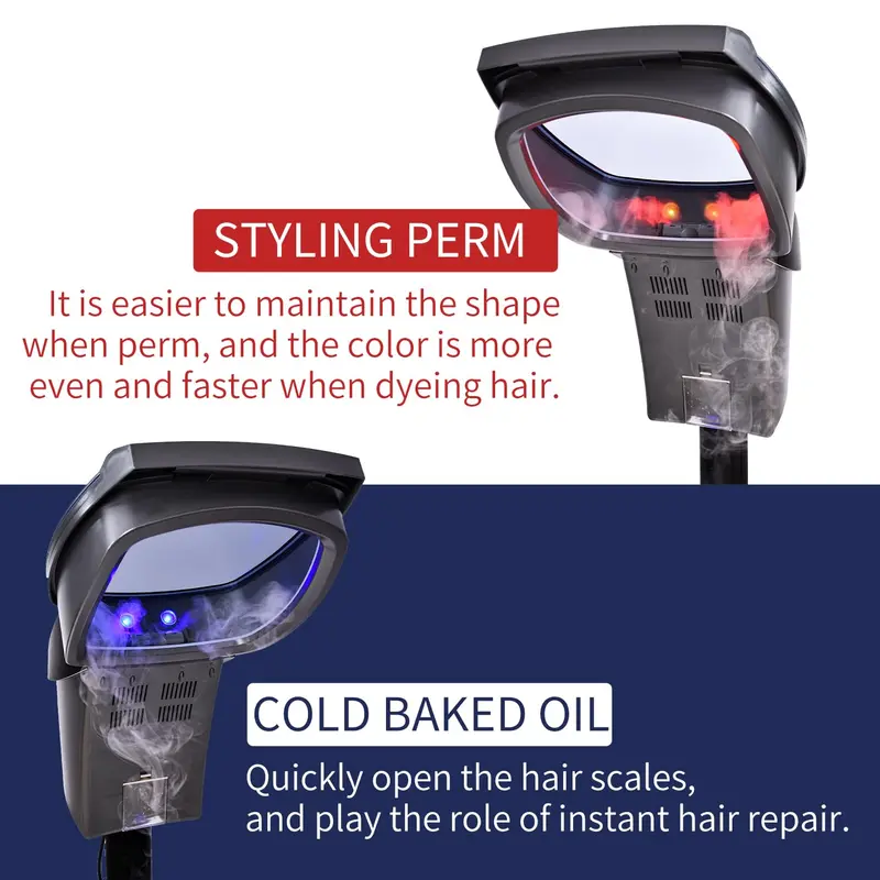 Ozone Micro Mist Hair Steamer for Professionals – O₃-Infused Color Processing Accelerator Designed for Salon Use