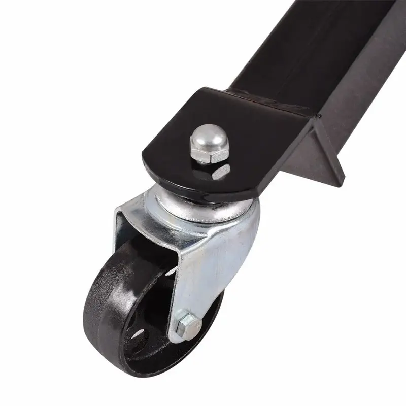 Red 1660-Lb Hydraulic Transmission Jack – Vertical Lift with 360° Rotating Casters and 33"–70" Adjustable Height Range