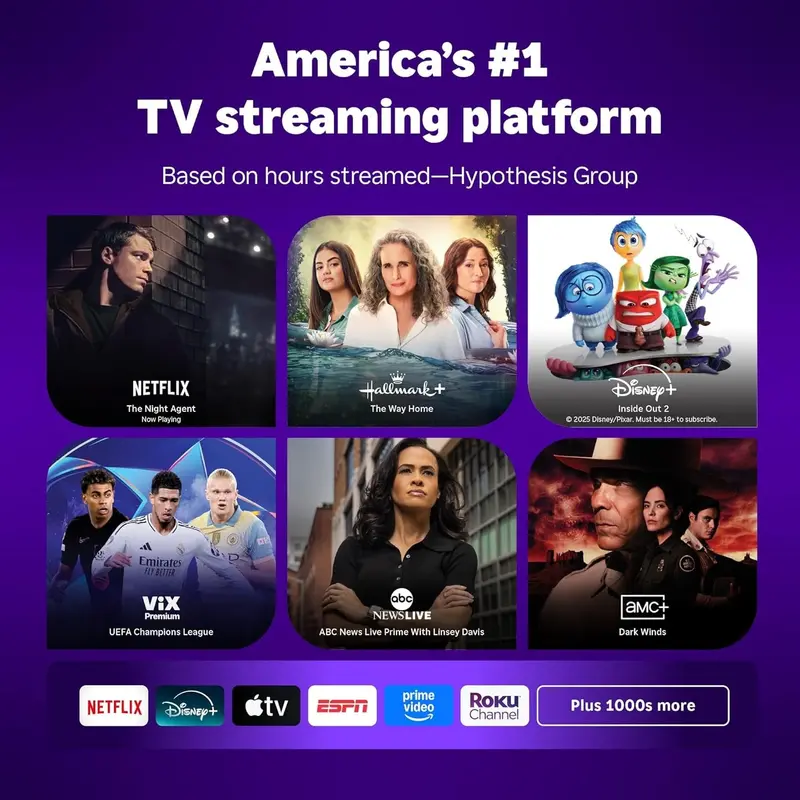 Roku 50-Inch Select Series 4K HDR Smart TV – Voice-Controlled Remote & Streaming-Enhanced Display 2