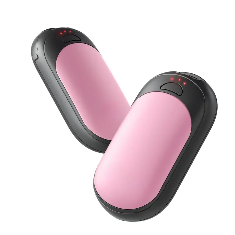Slim Aluminum USB-C Hand Warmers – Dual Pack with Three-Stage Heat Adjustment