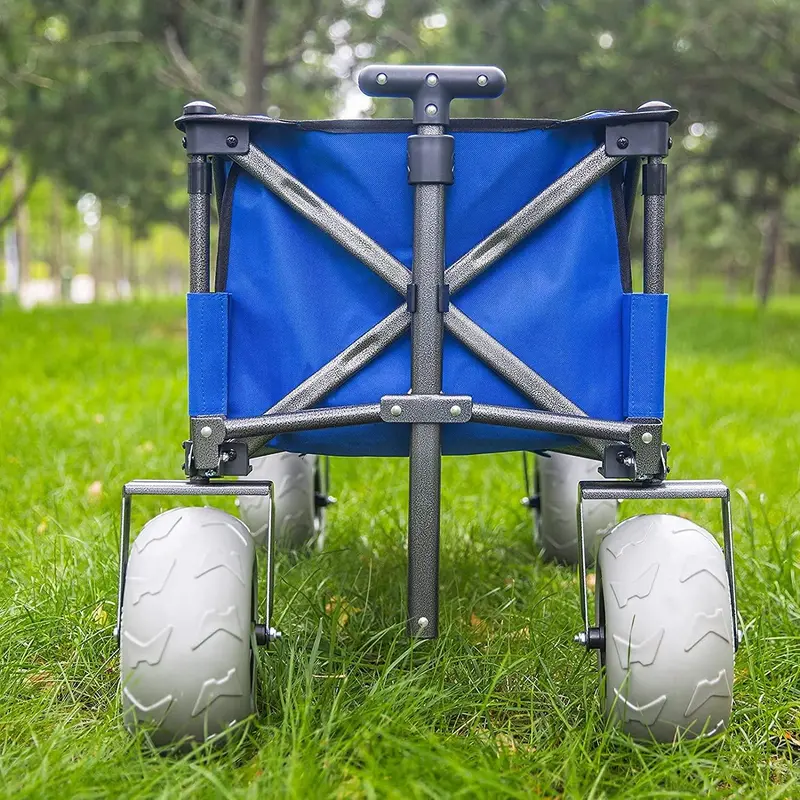 Sorin Heavy-Duty Beach Cart – Oversized Balloon Wheels, Reinforced Fabric Body, Optimized for Sand and Rough Terrain 2