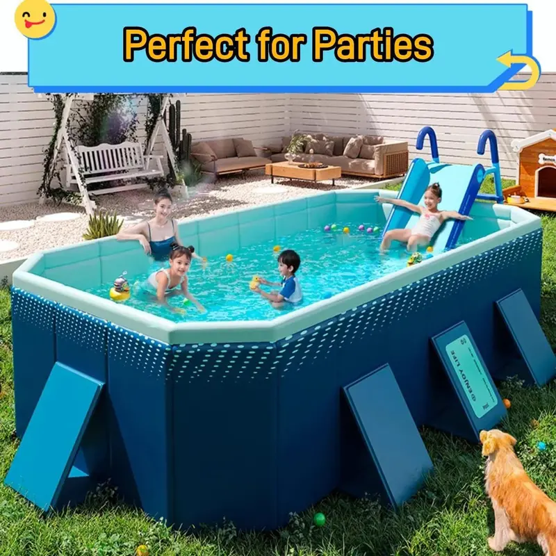 Universal Backyard Inflatable Pool Slide – Family-Friendly Water Play Equipment for All Ages