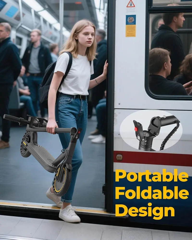 Urban-Electric Scooter for Daily Commuting – High-Torque 350W/500W Motor, 22 MPH Performance, Foldable Design