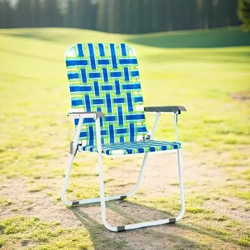 VINGLI Dual Webbed Lawn Chairs – Lightweight, Portable Outdoor & Beach Folding Seating