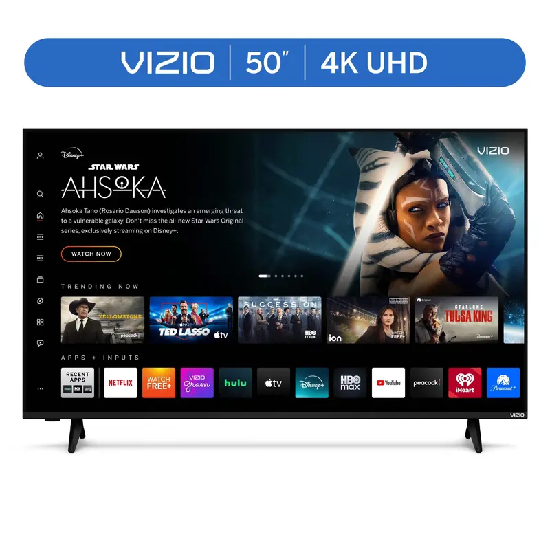 VIZIO V4K50M-08 50-Inch Class 4K LED Smart TV – HDR-Compatible with Built-in Streaming